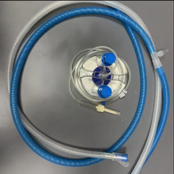 Disposable Dual Heated Wire Ventilator Breathing Circuit with 22mm Connectors for ICU and Anesthesia Use