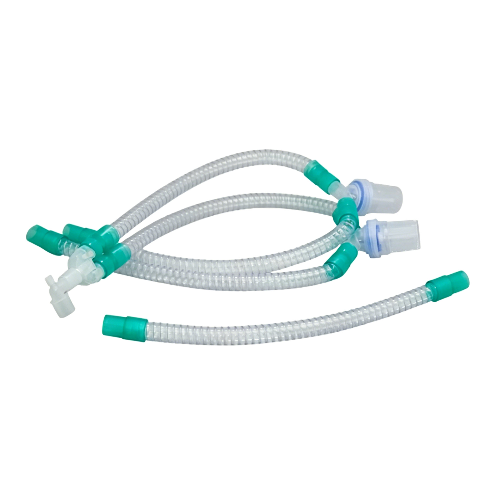 Disposable Dual Heated Wire Ventilator Breathing Circuit with 22mm Connectors for ICU and Anesthesia Use