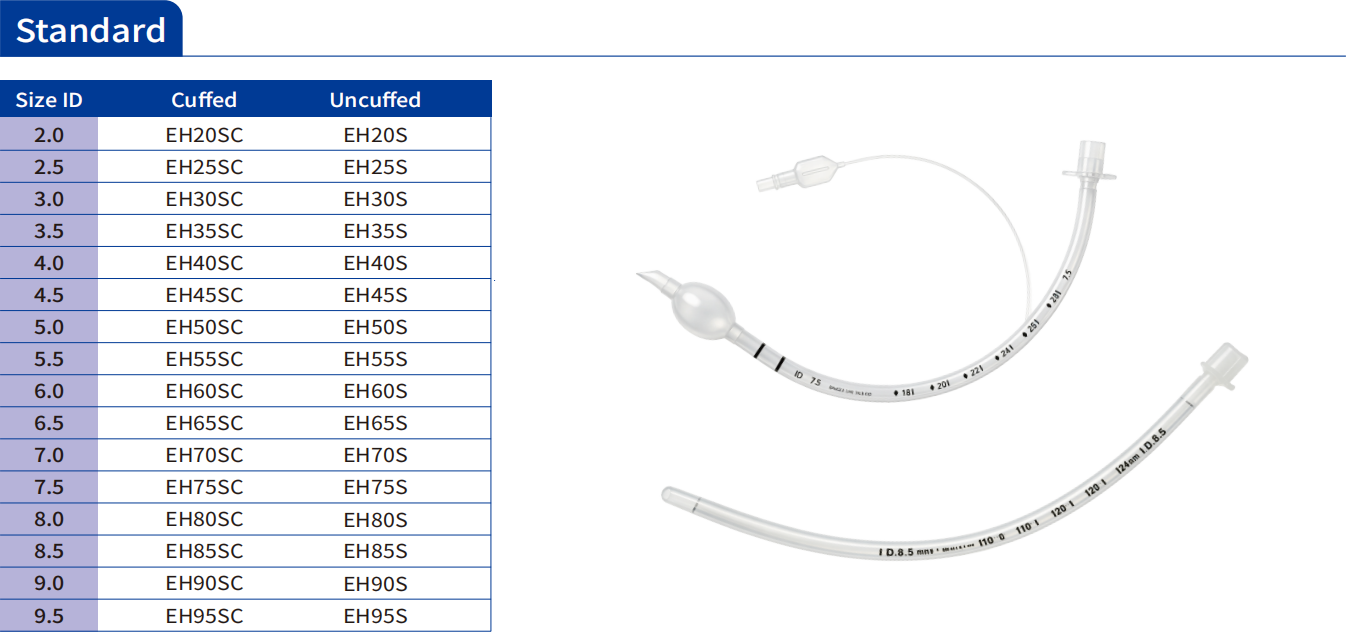 iStandard Endotracheal Tube