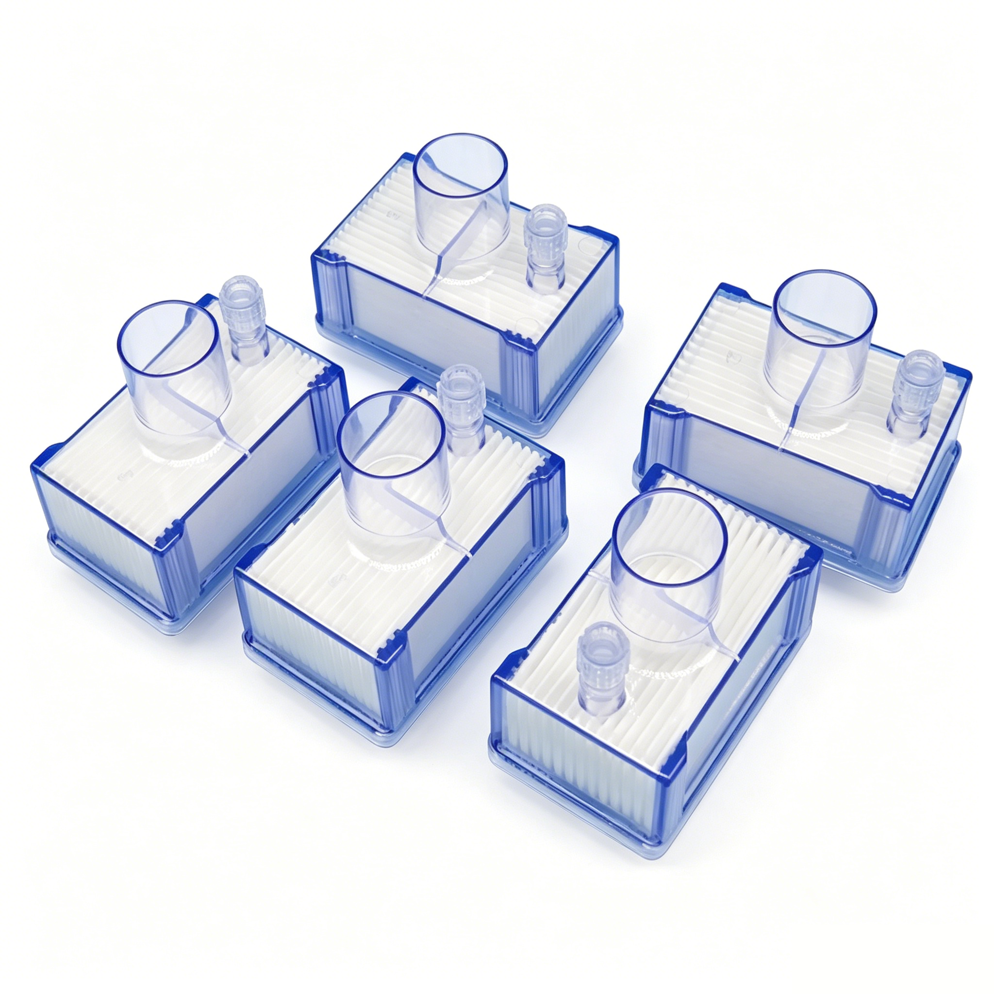 Disposable Medical Grade HEPA Breathing Filter for Ventilator and Anesthesia Circuits – 99.97% Filtration Efficiency