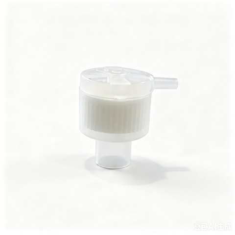 Disposable HME Filter – Heat and Moisture Exchange Filter with 22mm/15mm Connectors for Ventilator and Anesthesia Circuits