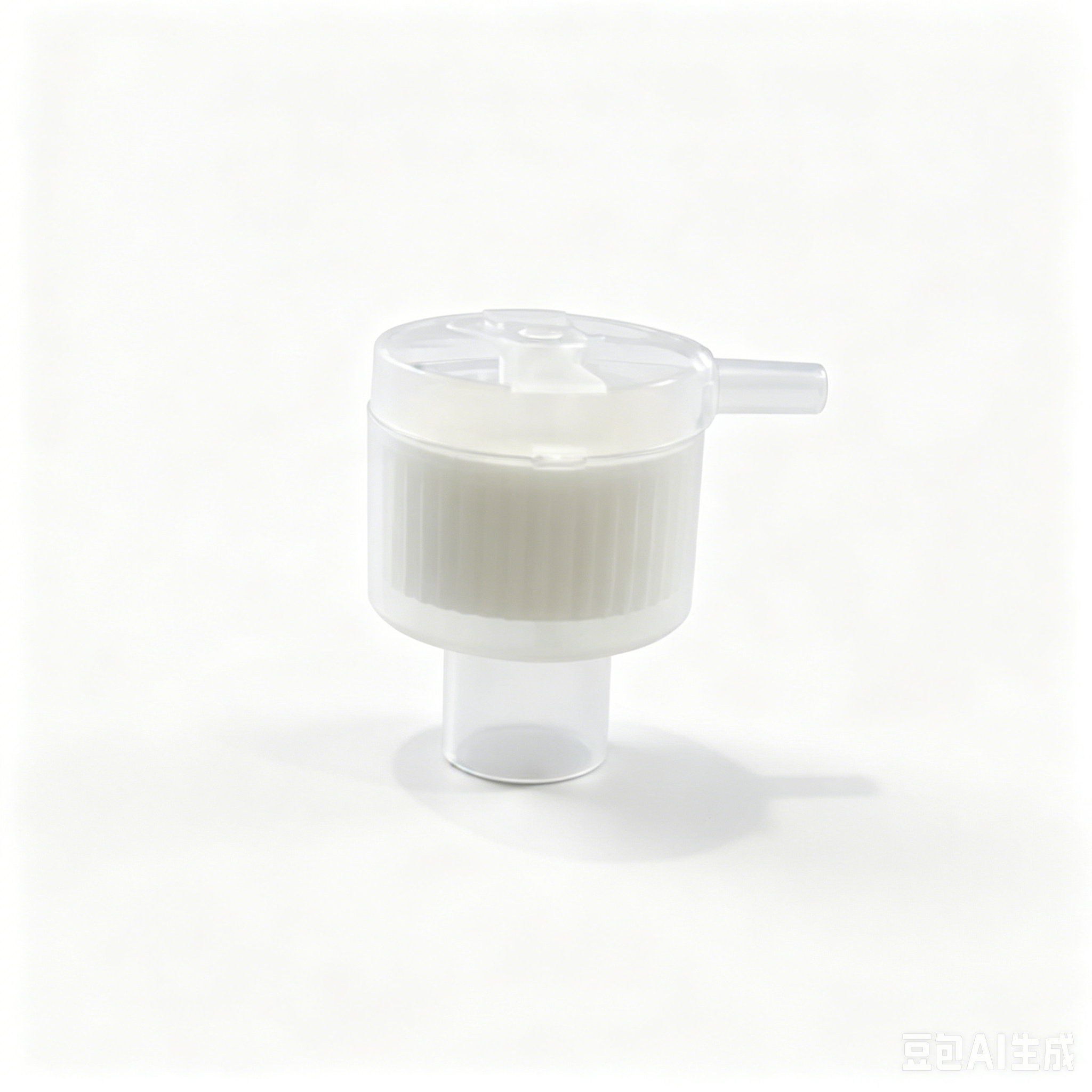 Disposable HME Filter – Heat and Moisture Exchange Filter with 22mm/15mm Connectors for Ventilator and Anesthesia Circuits