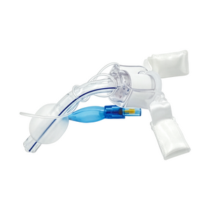 Standard cuffed tracheostomy tube with low-pressure high-volume cuff