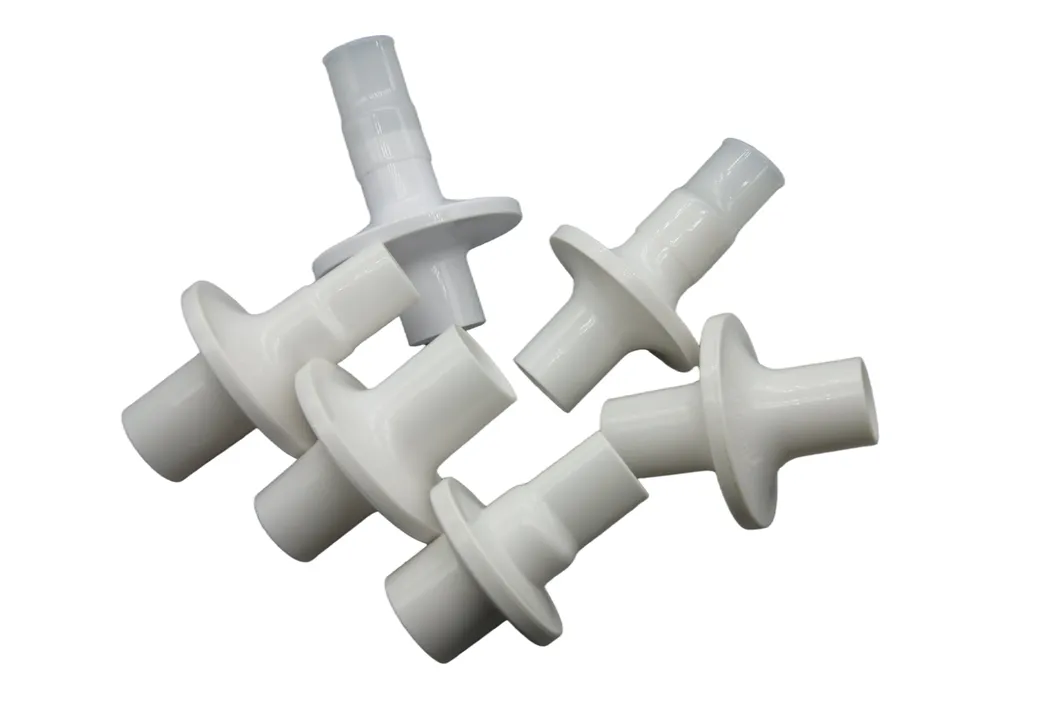 Thinkehoo High Quality Disposable Breathing Filter Lung Function Machine Filter Spirometer Filter with Mouthpiece