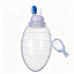 Disposable Closed Wound Surgical Suction Reservoir with Negative Pressure Bulb – Sterile Fluid Collection Container
