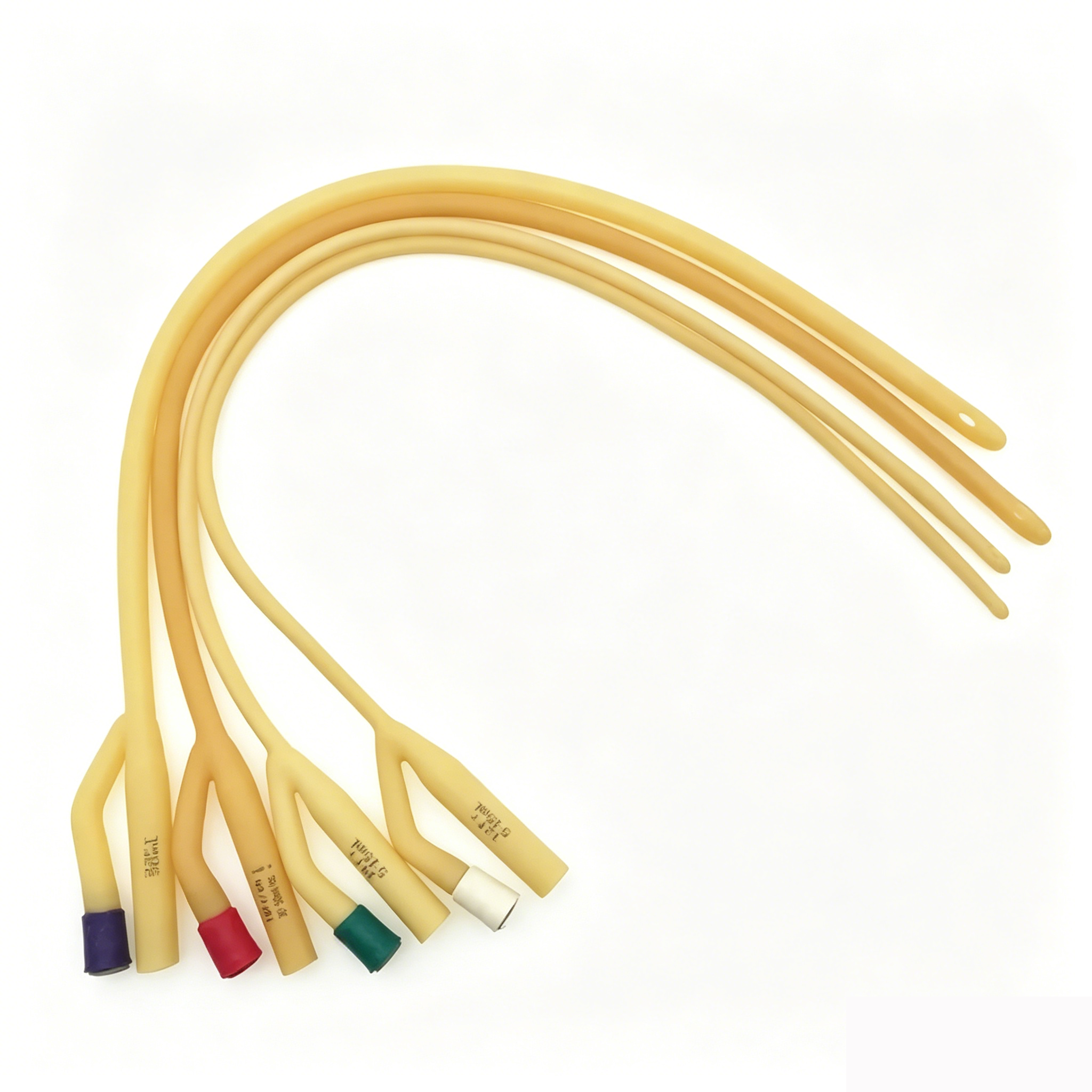 Disposable Foley Catheter – 2-Way Indwelling Urinary Catheter with Balloon, Sterile Latex/Silicone for Hospital Use