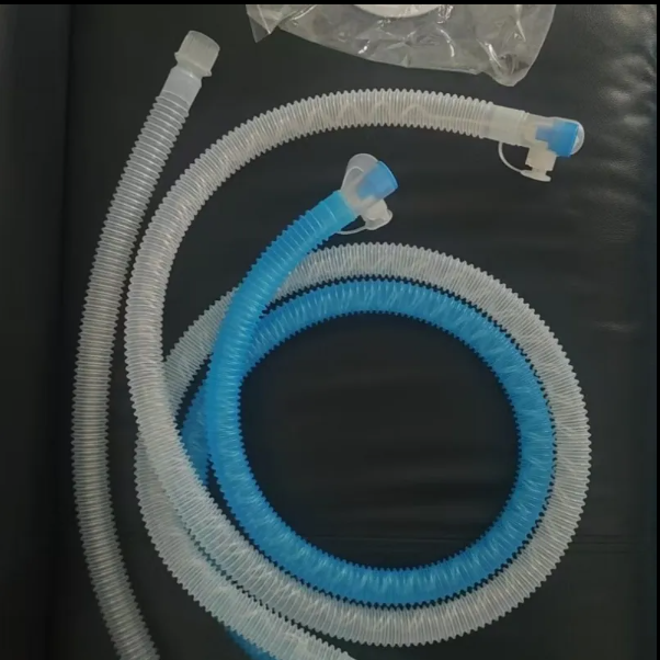 Disposable Dual Heated Wire Ventilator Breathing Circuit with 22mm Connectors for ICU and Anesthesia Use