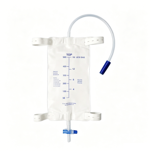 Disposable Urine Drainage Bag with 2000ml Capacity – Sterile Urinary Collection Bag with Anti-Reflux Valve for Bedside and Leg Use