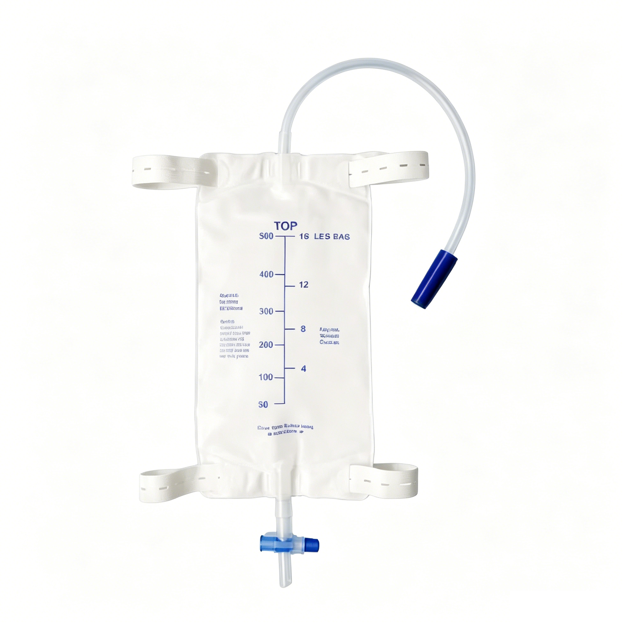 Disposable Urine Drainage Bag with 2000ml Capacity – Sterile Urinary Collection Bag with Anti-Reflux Valve for Bedside and Leg Use