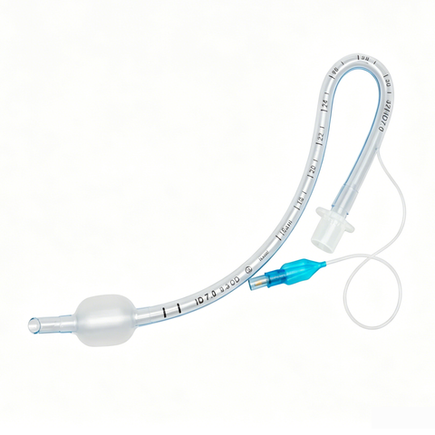 Disposable Standard Single-Lumen Cuffed Oral Endotracheal Tube with 15mm Connector – Sterile PVC ETT with High-Volume Low-Pressure Cuff