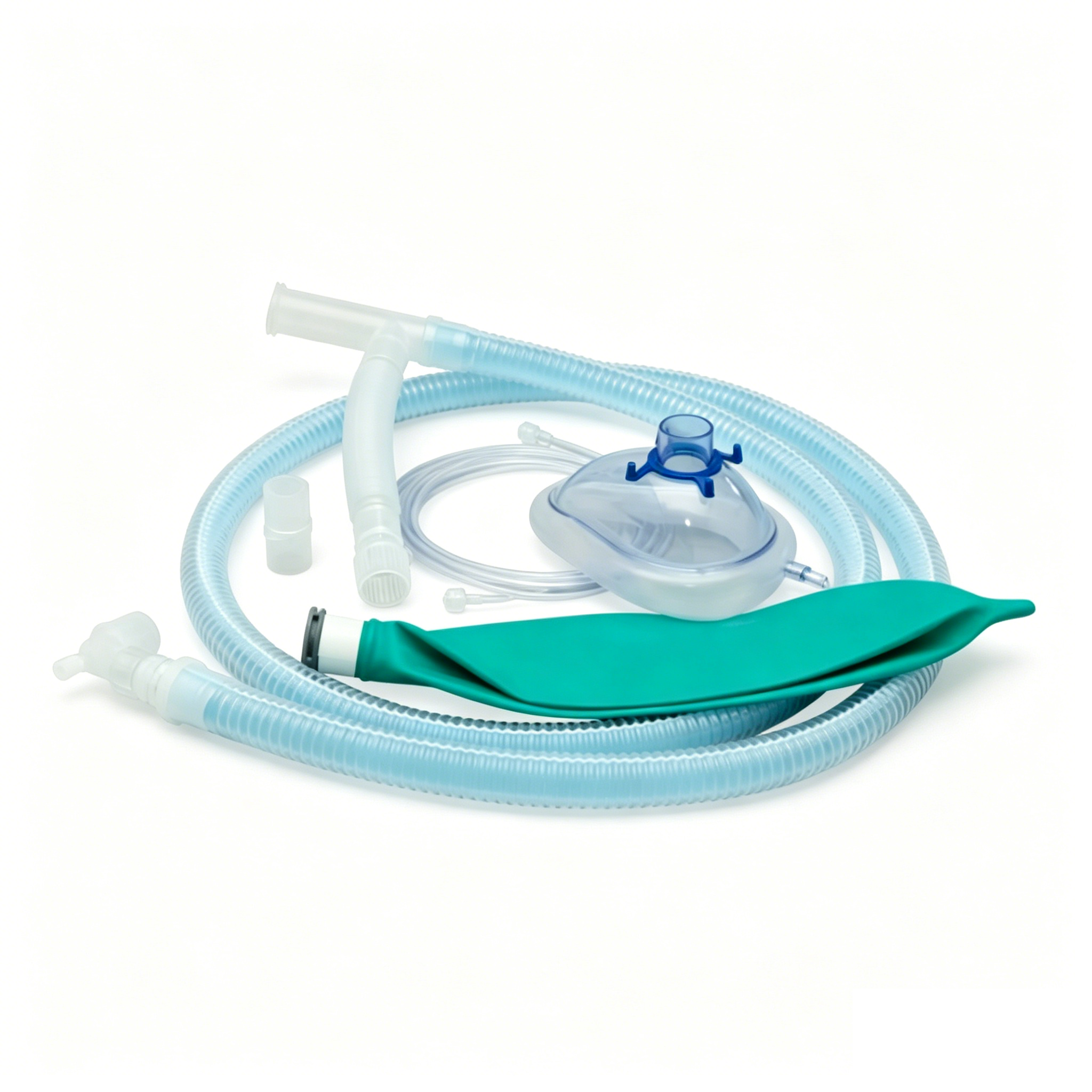 Disposable Single Limb Anesthesia Breathing Circuit Set with 22mm Connectors for Ventilator Patients