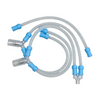 Disposable Dual Heated Wire Ventilator Breathing Circuit with 22mm Connectors for ICU and Anesthesia Use