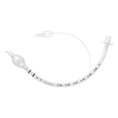 Standard cuffed endotracheal tube with high-volume low-pressure cuff and Murphy eye