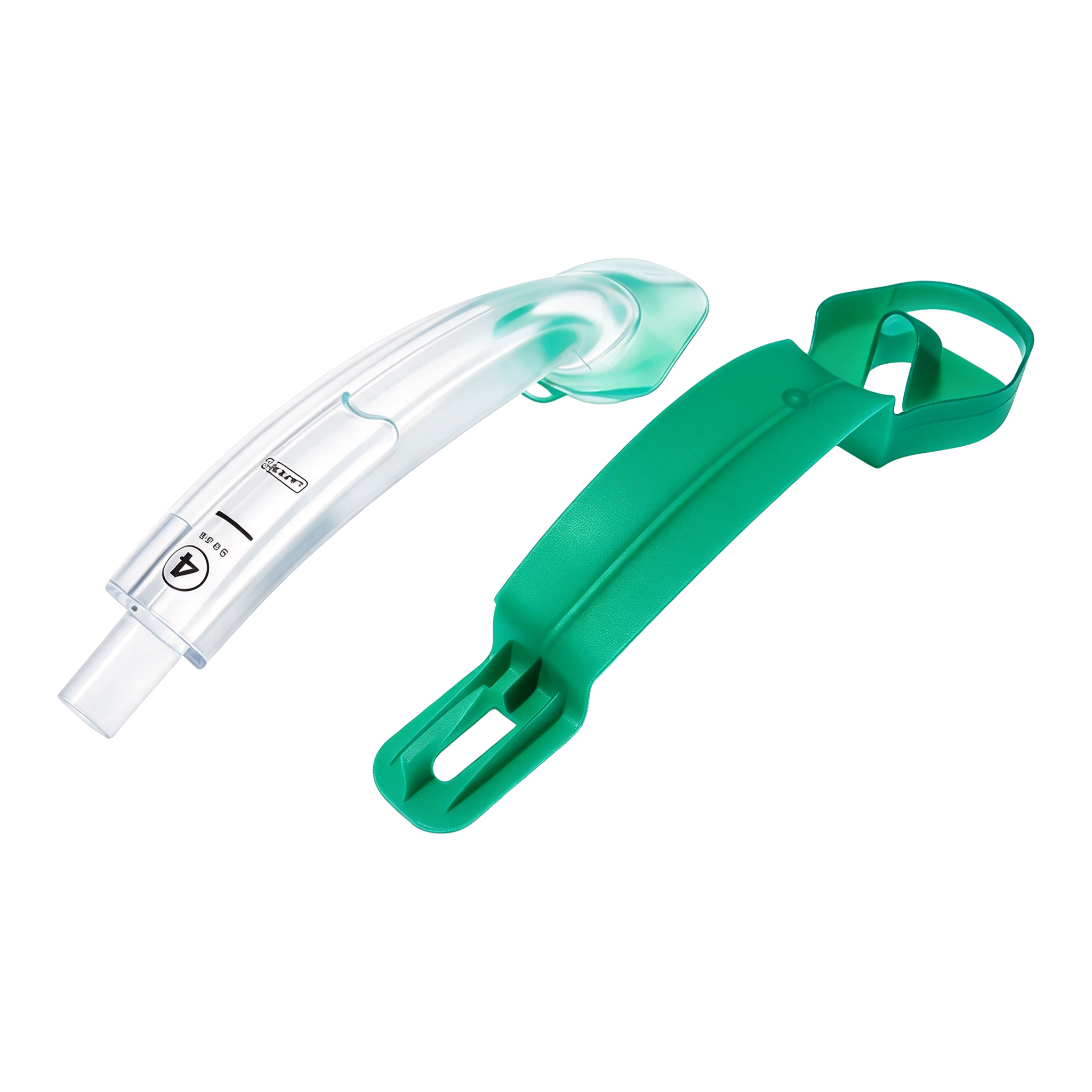 Disposable non-inflatable silicone laryngeal mask airway, single-use LMA, medical grade silicone