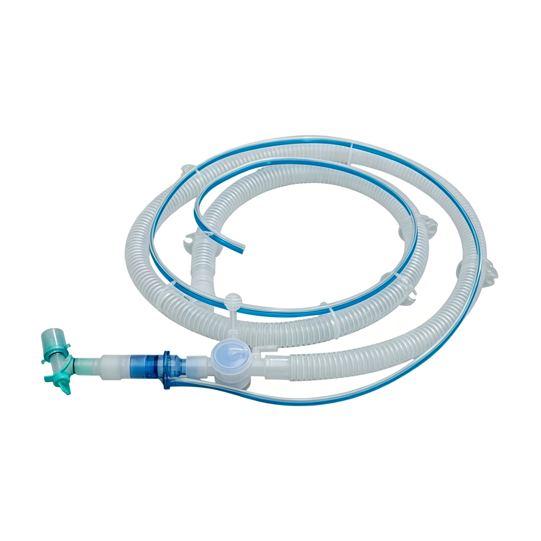 Disposable Dual Heated Wire Ventilator Breathing Circuit with 22mm Connectors for ICU and Anesthesia Use