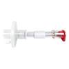 Catheter mount with integrated bacterial viral filter