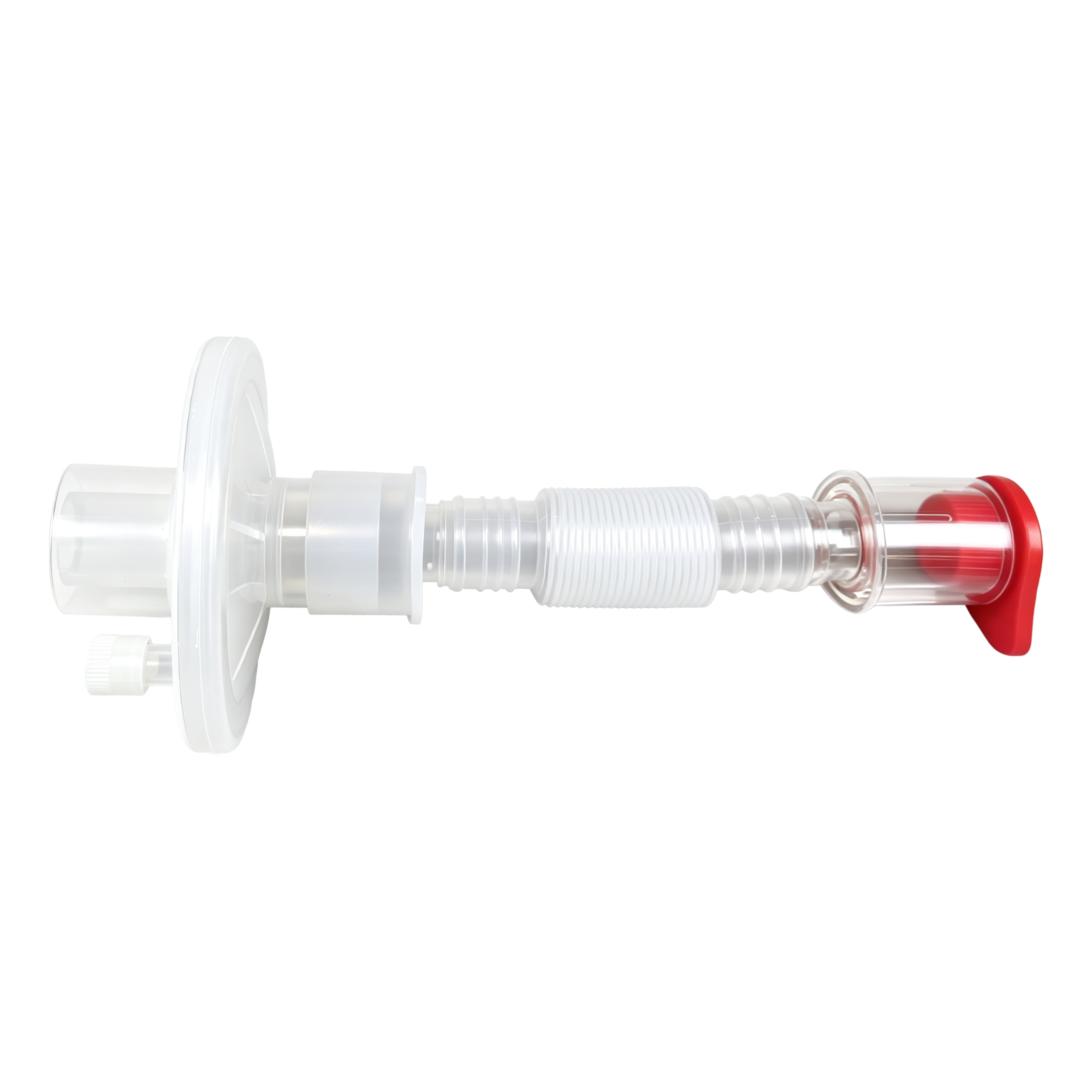 Catheter mount with integrated bacterial viral filter