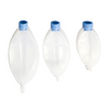 Silicone rebreathing bags in 0.5L, 1L, 2L and 3L sizes