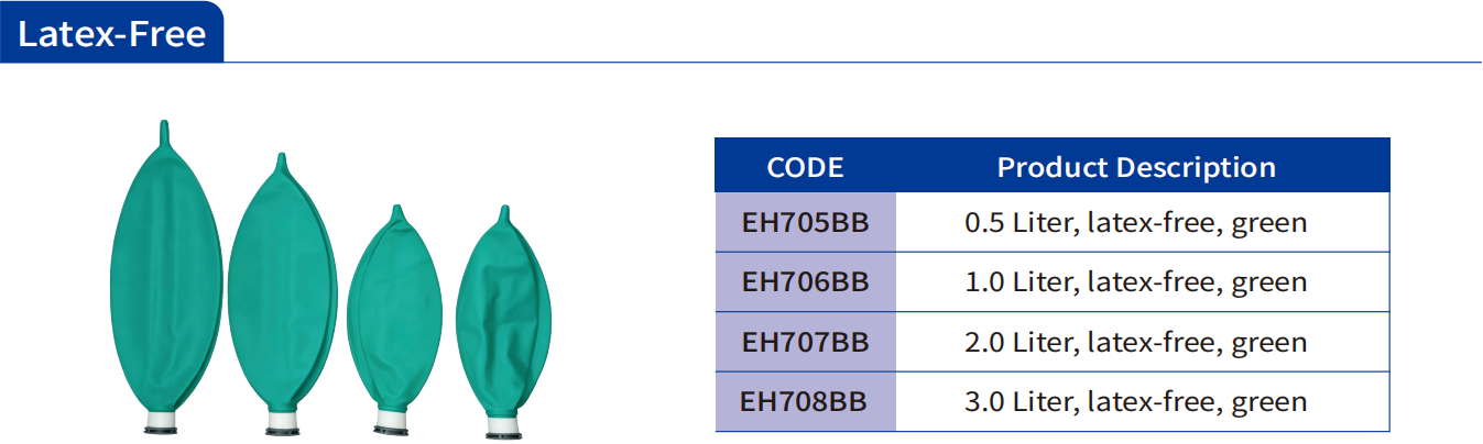 Latex-free Breathing Bag