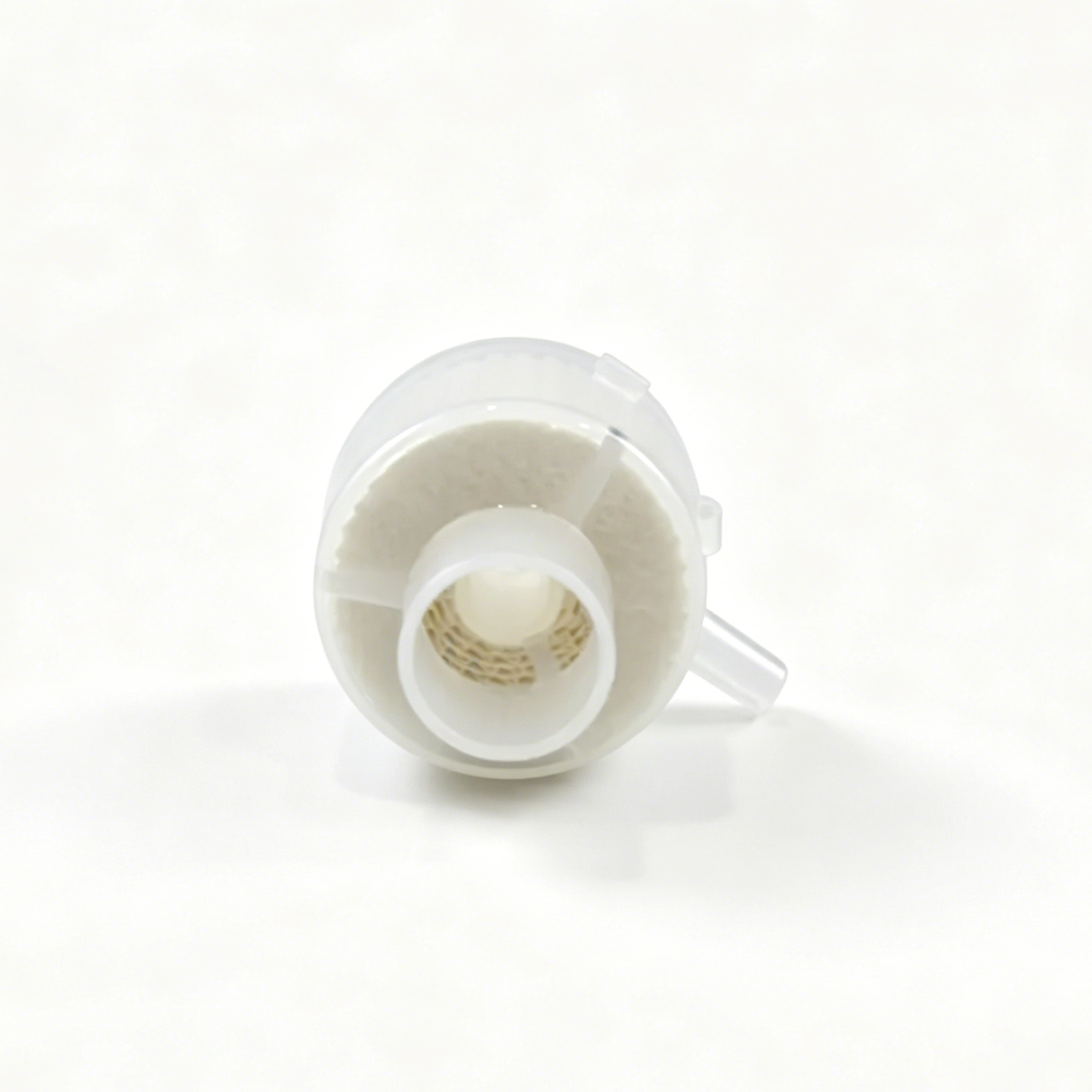 Disposable HME Filter – Heat and Moisture Exchange Filter with 22mm/15mm Connectors for Ventilator and Anesthesia Circuits