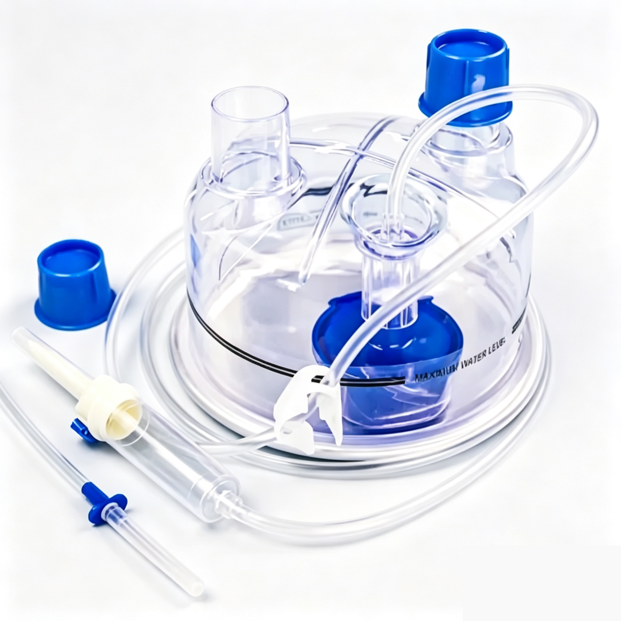 Disposable Heated Humidification Chamber with Auto-Feeding Function for Ventilator Breathing Circuits