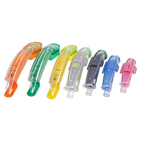 Disposable non-inflatable silicone laryngeal mask airway, single-use LMA, medical grade silicone