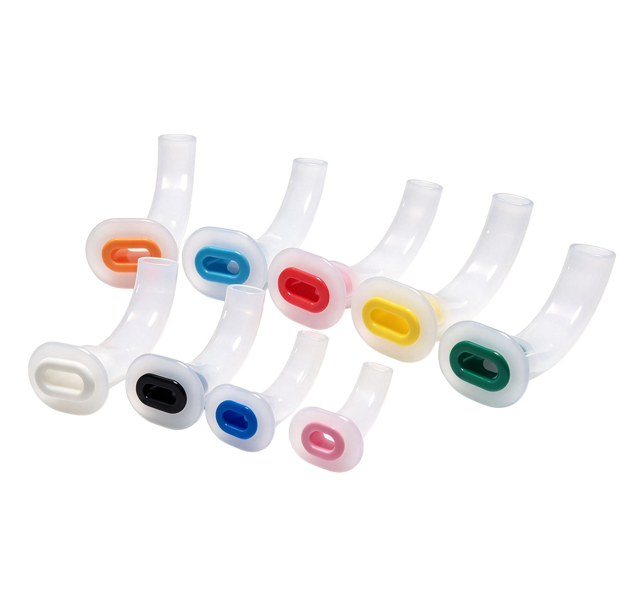 Disposable Guedel Oropharyngeal Airway (OPA) with Bite Block