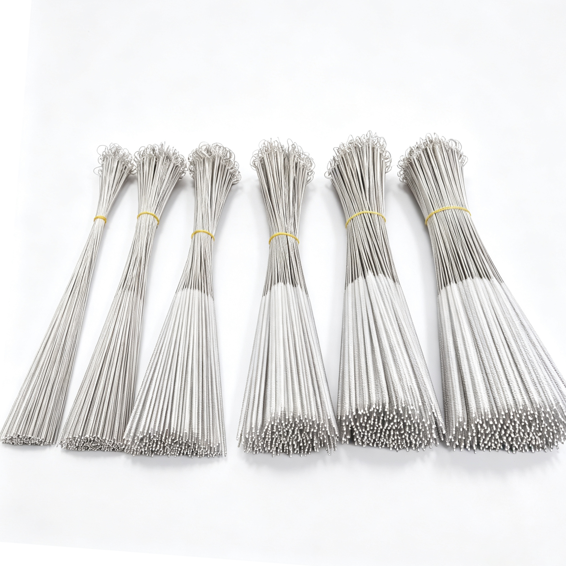 Multi‑Size Medical Pipe Cleaning Brush Stainless Steel Wire Nylon Bristle Brush