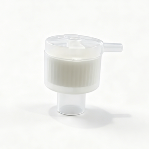 Disposable HME Filter – Heat and Moisture Exchange Filter with 22mm/15mm Connectors for Ventilator and Anesthesia Circuits