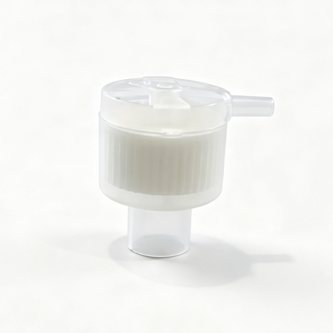 Disposable HME Filter – Heat and Moisture Exchange Filter with 22mm/15mm Connectors for Ventilator and Anesthesia Circuits