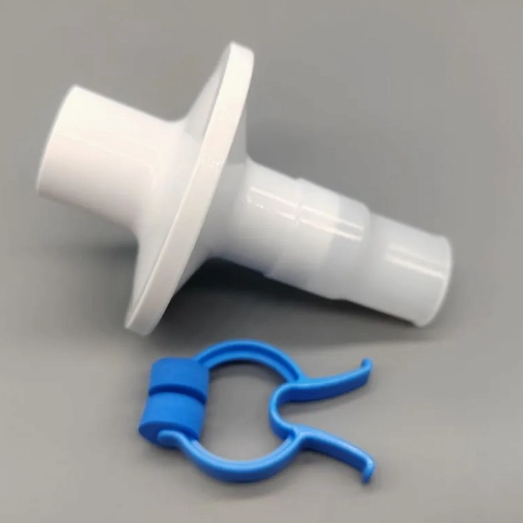 Thinkehoo High Quality Disposable Breathing Filter Lung Function Machine Filter Spirometer Filter with Mouthpiece