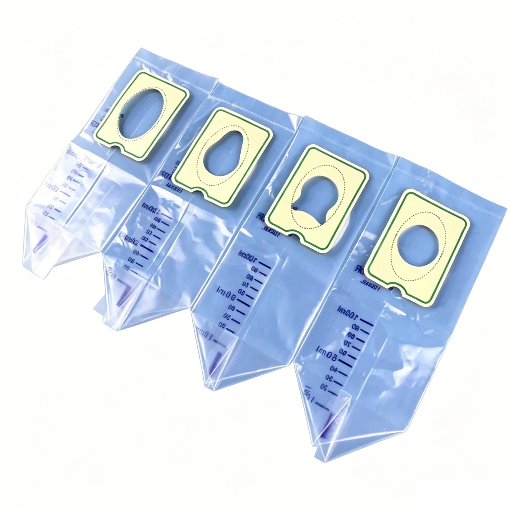Disposable Urine Drainage Bag with 2000ml Capacity – Sterile Urinary Collection Bag with Anti-Reflux Valve for Bedside and Leg Use