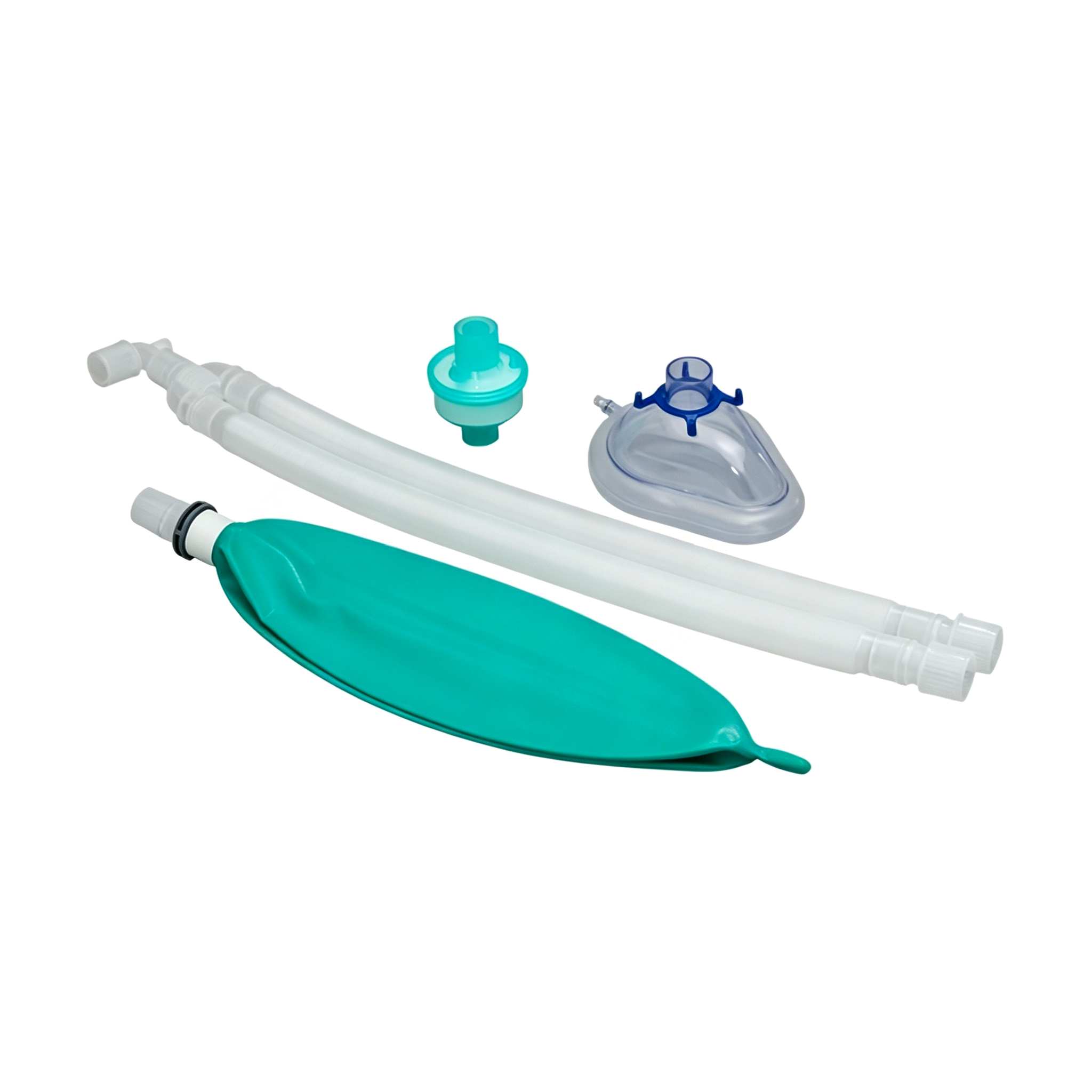 Disposable Dual Heated Wire Ventilator Breathing Circuit with 22mm Connectors for ICU and Anesthesia Use