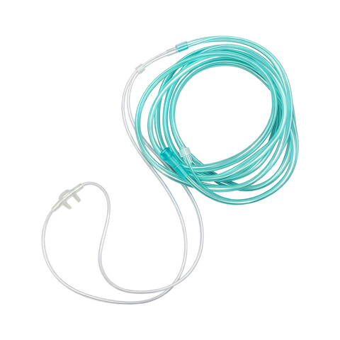 Disposable OraEnd-tidal CO2 monitoring nasal cannula with CO2 sampling line and oral sampling port, adult sizel-Nasal EtCO2 Sampling Cannula – Capnography Nasal Cannula for End-Tidal CO2 Monitoring